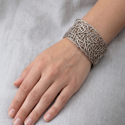 Premium 925 Sterling Silver Kada Bracelet for Women